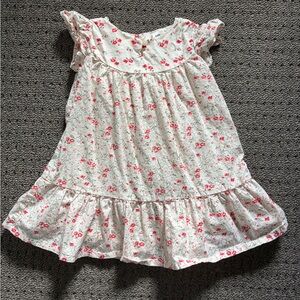 Floral Ruffle Sleeve Dress